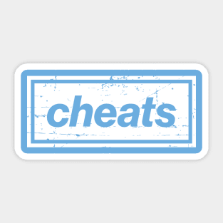 City White Oasis Indie Music Manchester Cheats Sticker